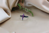 kiderschmuck Titan Ring mit EKG Motiv