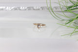 ring mit glas stein