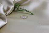 ring mir drei perl stein
