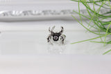 spider silber ring
