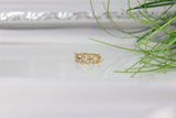 ring mit blatt motiv