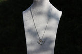 Einfacher Stil Herzform Flügel Metallkette Silber plattiert Damen Anhänger Halskette