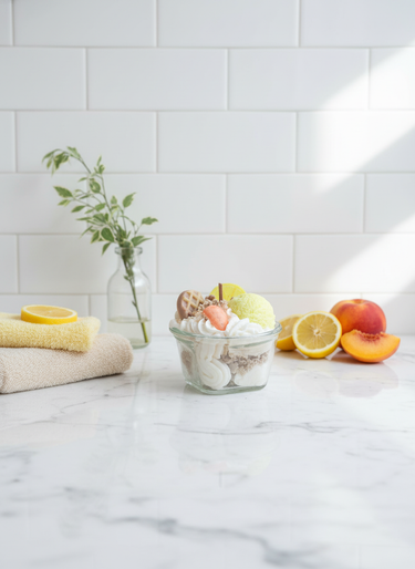 Handgegossene Premium-Duftkerze aus Sojawachs im Glas