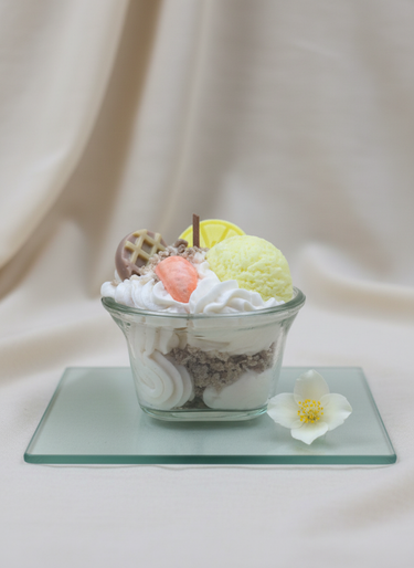 Handgegossene Premium-Duftkerze aus Sojawachs im Glas