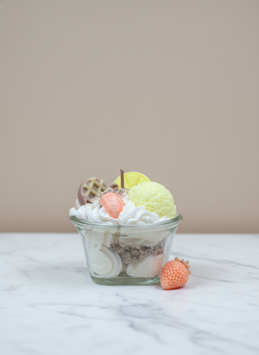 Handgegossene Premium-Duftkerze aus Sojawachs im Glas