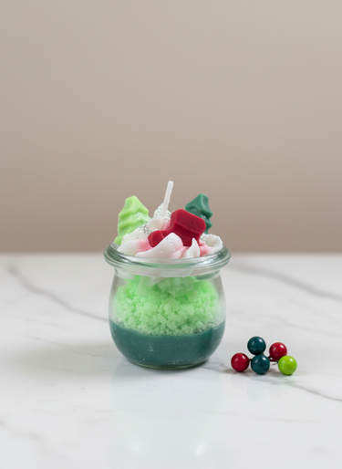 Handgegossene Sojawachskerze Urban Christmas Edition Geschenkidee für Freundin