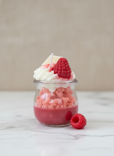 Handgegossene Sojawachskerze im stilvollen modernen Design