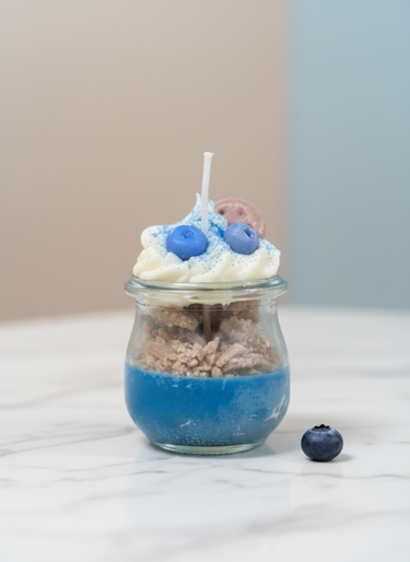 Handgegossene Sojakerze Sommernachtstraum mit blumigem Duft kleines Präsent zum