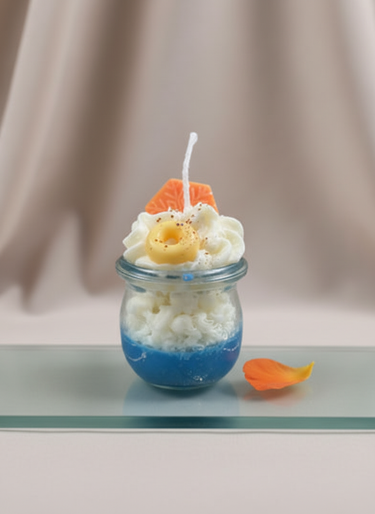 Handgegossene Sojawachs-Duftkerze im klassischen Design