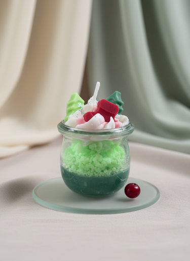 Handgegossene Sojawachskerze Urban Christmas Edition Geschenkidee für Freundin