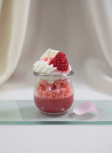 Handgegossene Sojawachskerze im stilvollen modernen Design