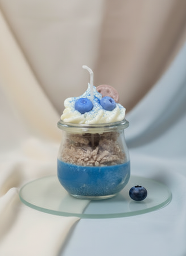 Handgegossene Sojakerze Sommernachtstraum mit blumigem Duft kleines Präsent zum