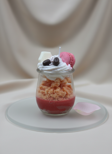 Handgegossene Sojawachskerze mit fruchtigem Kaffeearoma