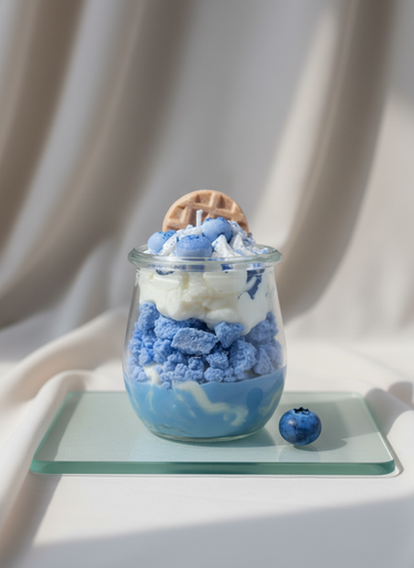 Duftkerze aus Sojawachs in Eiscreme-Design Geschenk zu Weihnachten