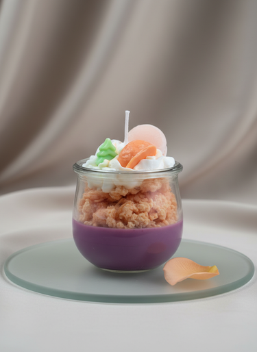 Winter Delight handgegossene Sojawachskerze im Glas