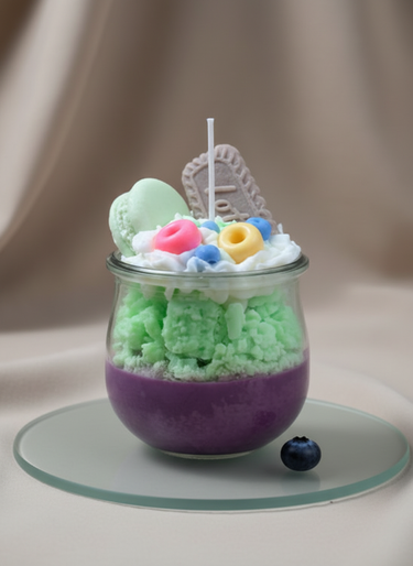 Duftkerze aus Sojawachs im Glas Waldbeerduft