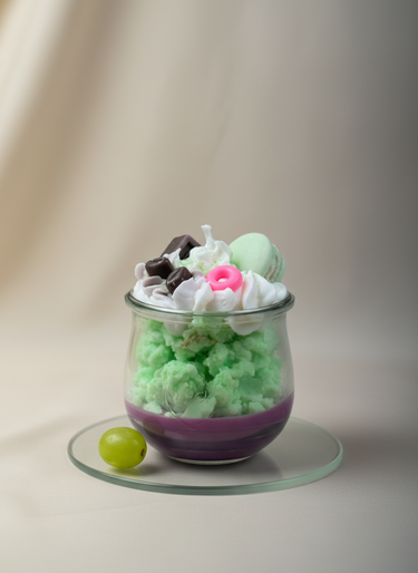 Handgegossene vegane Duftkerze im Glas