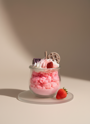 Sojawachs-Duftkerze im Glas handgegossen