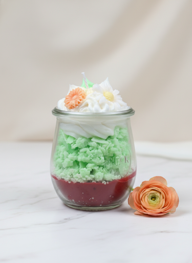 Duftkerze aus Sojawachs im Vintage-Design