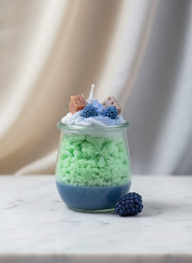 Handgegossene Premium-Sojawachskerze mit frischem Duft