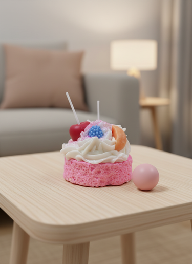  Frucht-Dessert-Duftkerze – Sommerfeeling für Zuhause