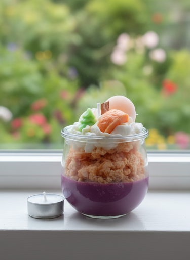 Winter Delight handgegossene Sojawachskerze im Glas