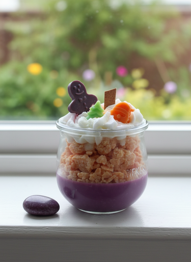 Wintertraum-Duftkerze aus handgegossenem Sojawachs