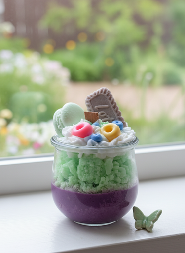 Duftkerze aus Sojawachs im Glas Waldbeerduft