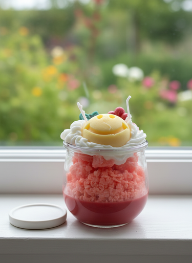 Duftkerze im Glas fruchtig frisch duftend