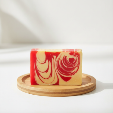 Handgemachte Naturseife Erdbeertraum