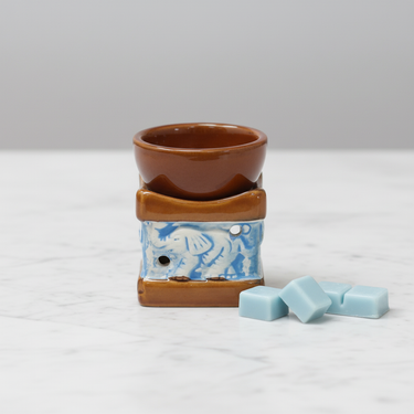 Klassische Duftlampe - Elefanten Braun