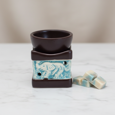 Klassische Duftlampe - Elefanten Schwarz