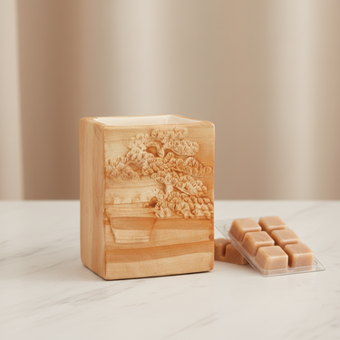 Handbemalte Bonsai-Duftlampe– Sand