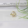 besonders schön ring mit stern und perle, kinderschmuck