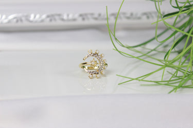 besonders schön ring mit stern und perle, kinderschmuck