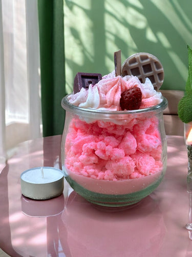 Sojawachs-Duftkerze im Glas handgegossen