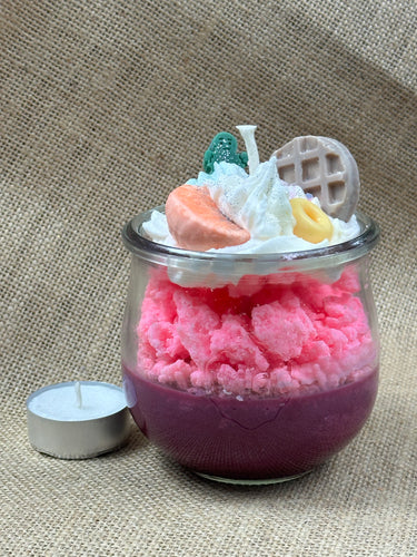 Peachy Waffle Duftkerze im Glas