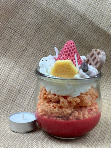 Snowberry Crunch Duftkerze im Glas