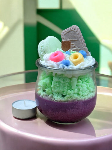 Duftkerze aus Sojawachs im Glas Waldbeerduft