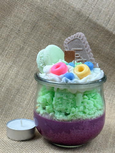 🍇 Waldbeer-Dessert Duftkerze im Glas