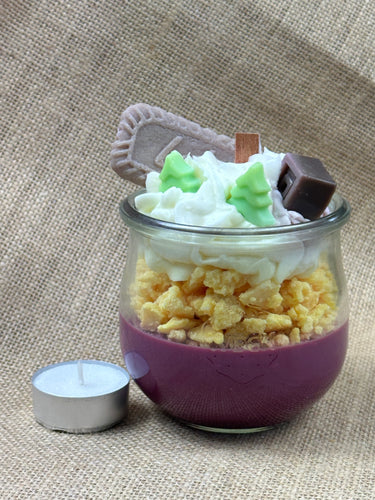 🌲 Forest Treat Duftkerze im Glas mit Keks & Schokolade | Modekerzen