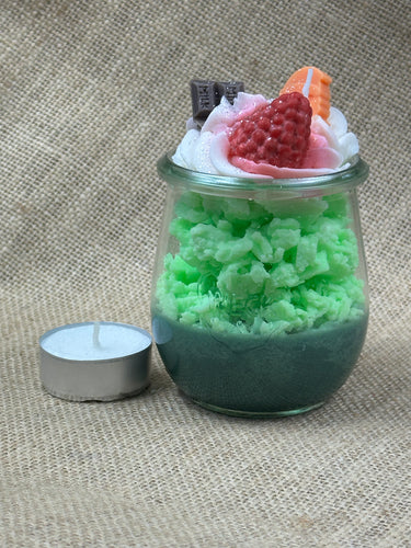🍓 Minty Berry Kiss – Duftkerze mit fruchtiger Frische
