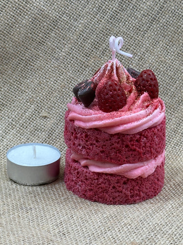 Dessert-Duftkerze – wie ein kleines Beerentörtchen