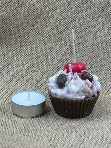 Cherry-Kaffee-Duftkerze – süßer Genuss im Cupcake-Look