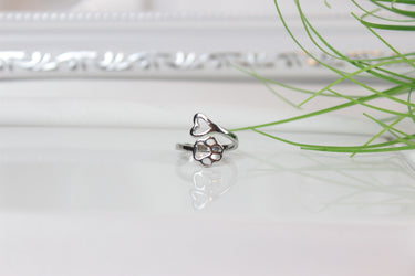 Pfoten Ring, Silber