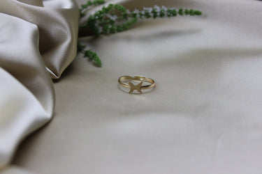 ring mit butterfly