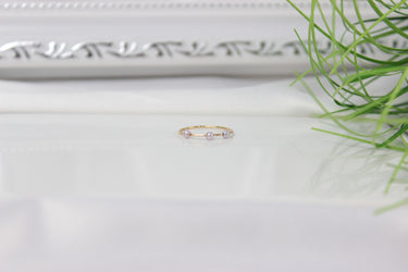 ring mir drei perl stein, klein kinderschmuck