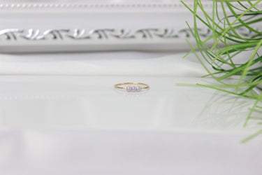 ring mir drei perl stein