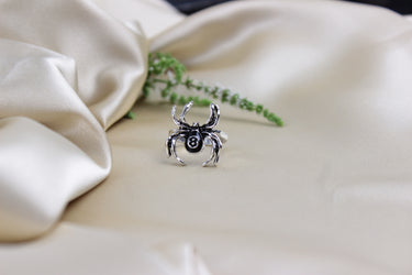 spider silber ring