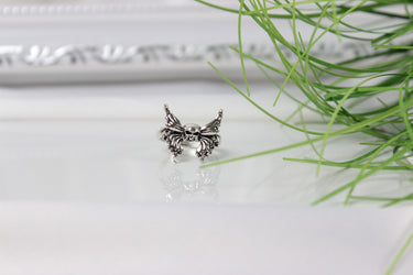 death kopf motiv silber ring